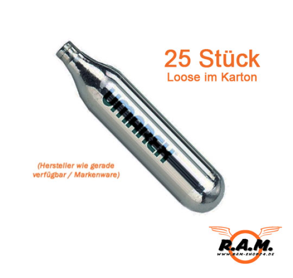 12g Co2 Kapseln, 25er Pack