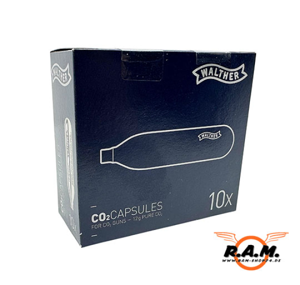 Walther 12 Gramm Co² Kapseln, 10er Pack