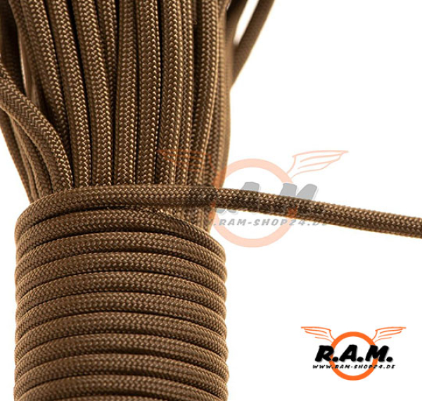 Paracord Type III 550, 20m, Coyote