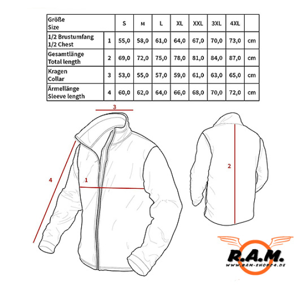 Fleecejacke Combat in coyote