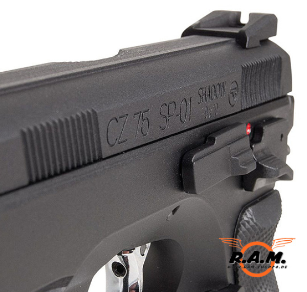 CO2 BlowBack Luftpistole CZ SP-01 Shadow, 4,5mm BB, schwarz
