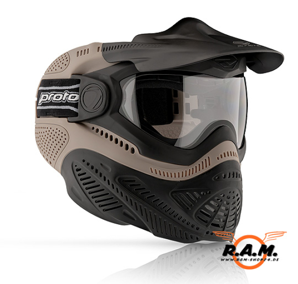 Thermal Paintballmaske DYE Proto FS, Tan
