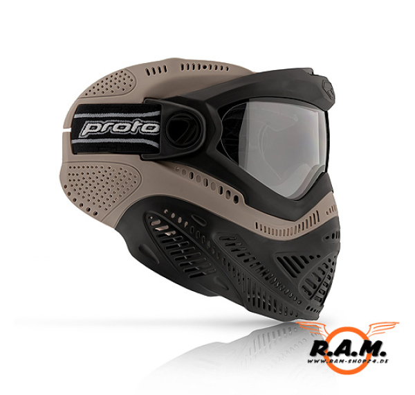 Thermal Paintballmaske DYE Proto FS, Tan