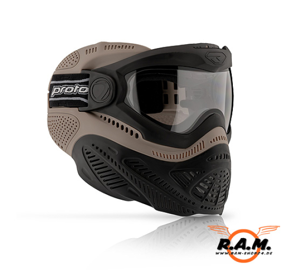 Thermal Paintballmaske DYE Proto FS, Tan