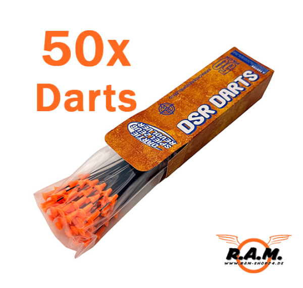 GoGun Dartie Darts – 50 Stück Original Ersatzdarts 9 mm