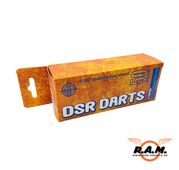 GoGun Dartie Darts – 50 Stück Original Ersatzdarts 9 mm