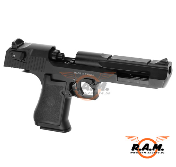 Softairpistole KWC DE .50 Metal Version Co2, schwarz