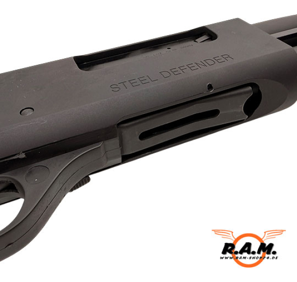 STEEL DEFENDER .68 CO2 Paintball & Heimverteidigung – Pump-Action Schrotflinte 7 Schuß