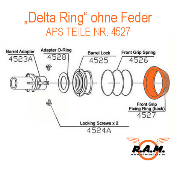 #4527 Fixier Ring "Delta Ring"