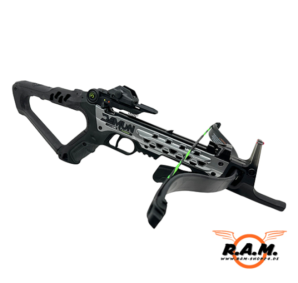 Barnett Demun Tri Strike Compact Repetier- Pistolenarmbrust inkl. Pfeile