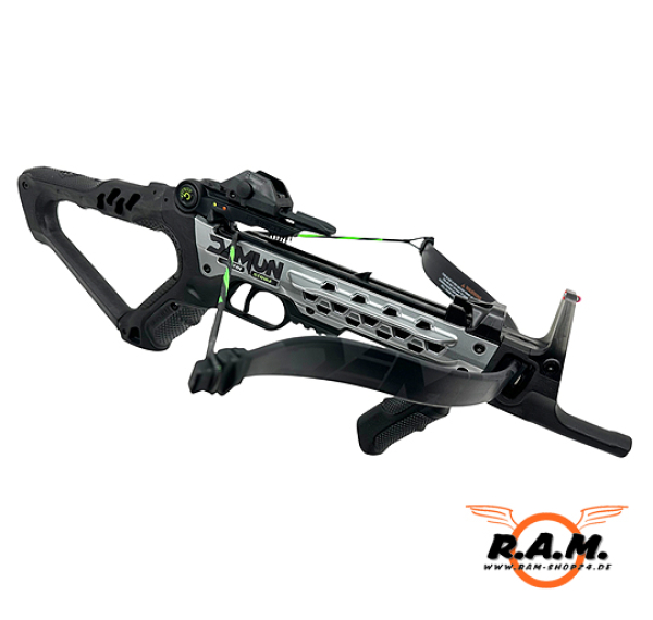 Barnett Demun Tri Strike Compact Repetier- Pistolenarmbrust inkl. Pfeile