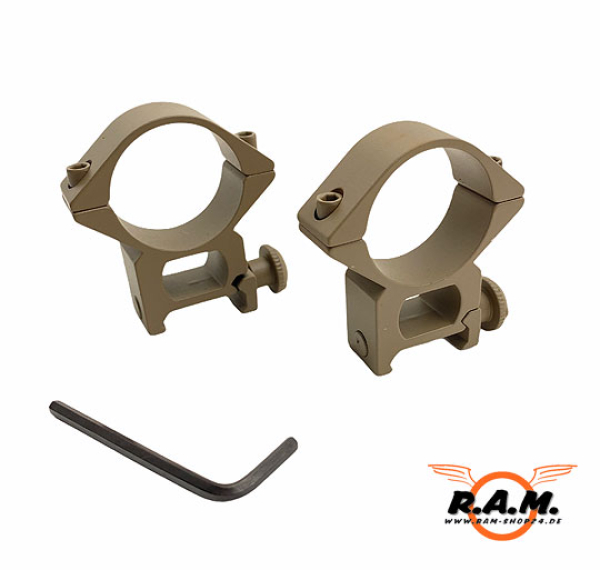 1-4x24 Sniper Mil-Dot Tactical Scope Desert