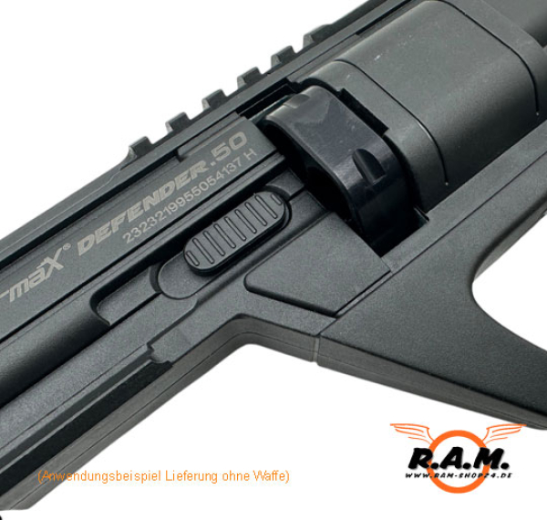 Aluminium Tuningtrommel für airmaX Defender Revolver cal. .50
