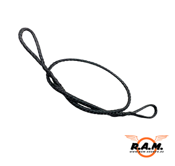 SOLIDCORE Dyneema PRO Tuning Sehne schwarz, handgemacht für STEAMBOW AR6 Stinger 1 & 2