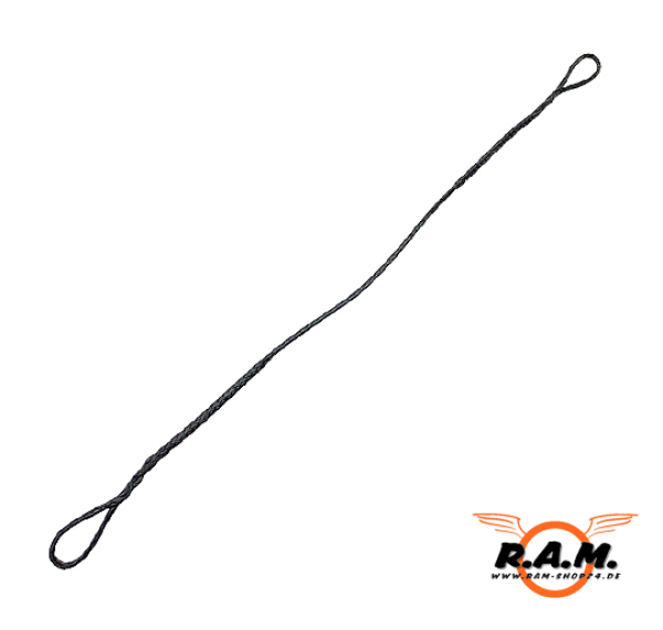 SOLIDCORE Dyneema PRO Tuning Sehne schwarz, handgemacht für STEAMBOW AR6 Stinger 1 & 2