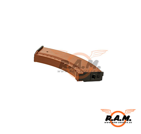Pirate Arms AKM Magazin Hicap, 550 Schuss, braun