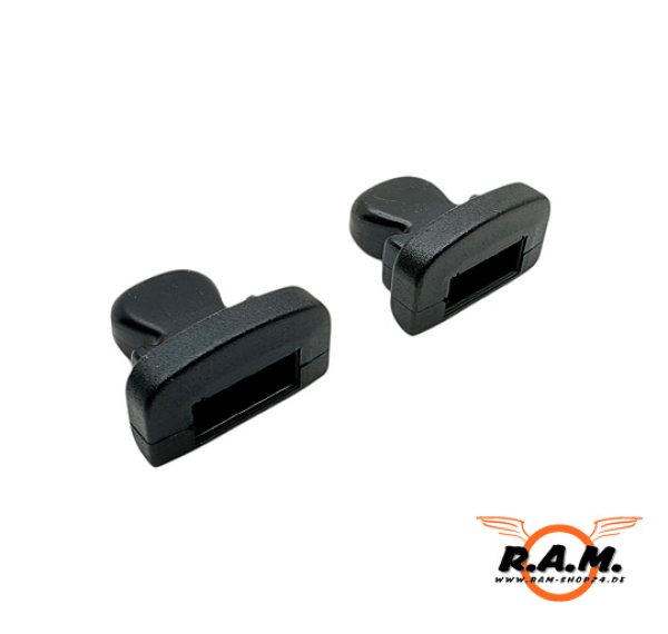 Endkappe /Wurfarmspitze für Armbrust Alligator, Kunststoff, schwarz