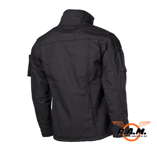 Fleecejacke Combat in schwarz