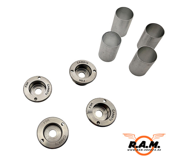 CAM870 Tuning Edelstahlböden für CAM870 Shells – 100% Made in Germany