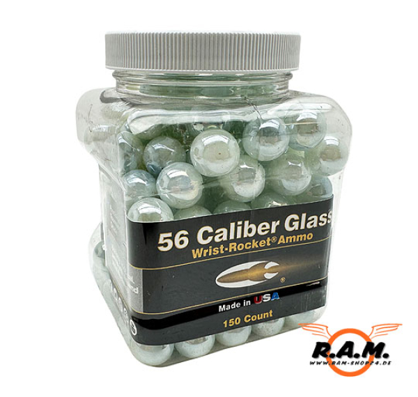 Saunders Archery - Caliber 56 Glas Munition, 150 Schuss