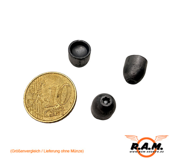 H&N Grizzly 9mm (.35) Hohlspitz-Diabolos – 60 Stück