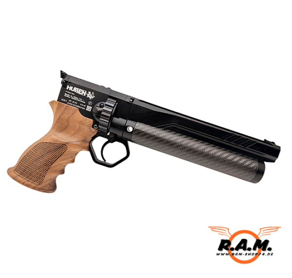 Huben GK1 – Semi-Auto PCP Pressluftpistole .22 (5,5 mm) | F-Modell, 19-Schuss Magazin