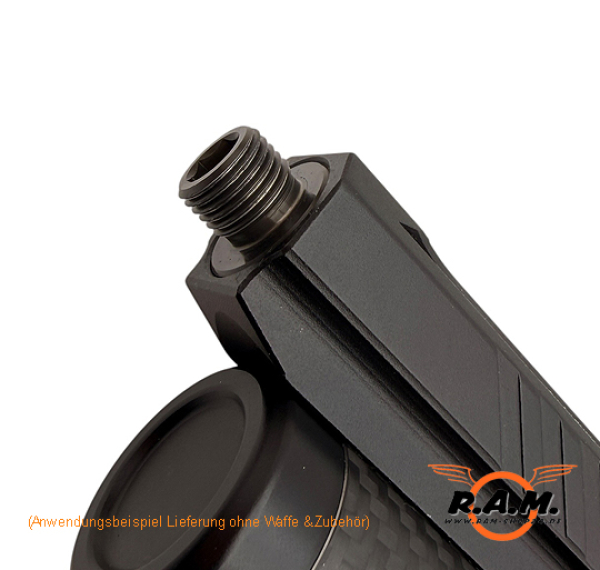 SD-Adapter Huben GK1 – 1/2" UNF-20 | Alu eloxiert | HARCORE ASSAULT