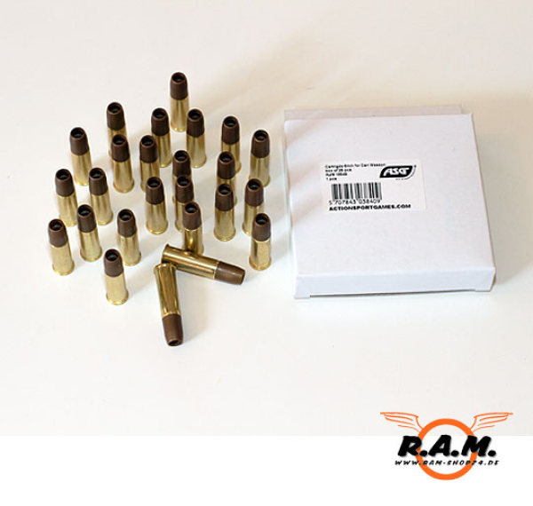 Hülsen für Dan Wesson Revolver 6mm (Grosspackung 25 Stück)