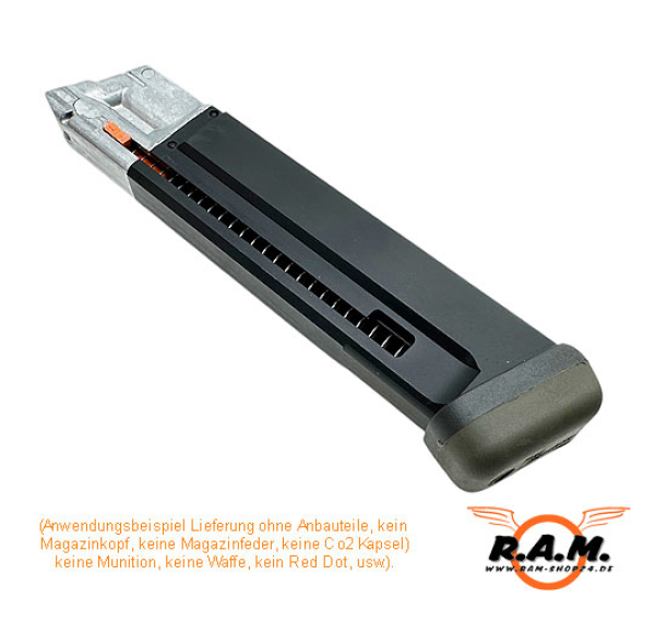 IMI Gummi Magazinboden / Magazinschuh für Glock OD green