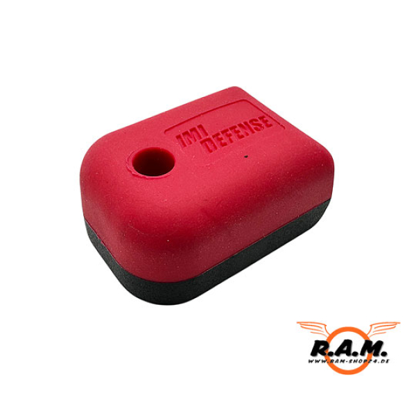 IMI Gummi Magazinboden / Magazinschuh für Glock, rot