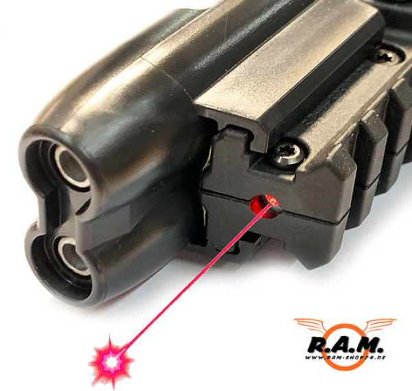 Pfefferspray Pistole Jet Protector JPX 2 Gen1, schwarz (mit Laser)