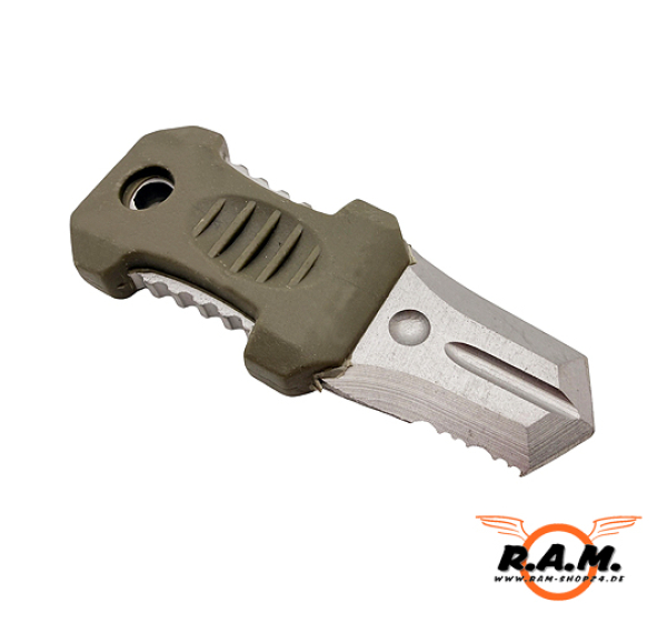 MOLLE Quick Release Knife Mini  – kompakt & taktisch / MOLLE-Messer, oliv