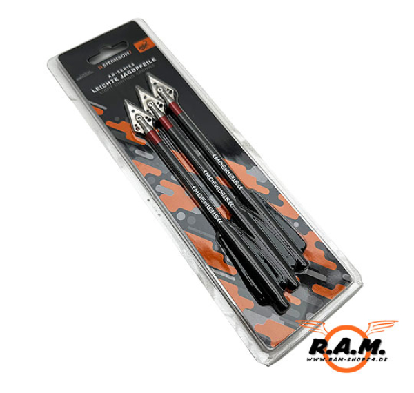 STEAMBOW AR-Series leichte Carbon - Jagdpfeile – 3 Stück