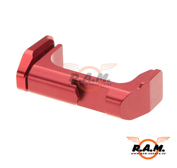 Action Army AAP01 CNC Extended Mag Release, rot
