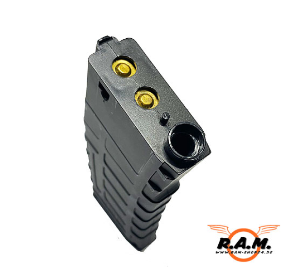 Magazin für Gel Blaster 8mm High Cap 250 Schuss schwarz