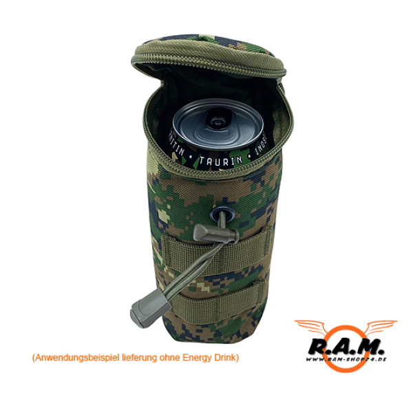 SOLIDCORE - runde, gefütterte Universal Molletasche für BB´s, Getränkedosen etc., Marpat