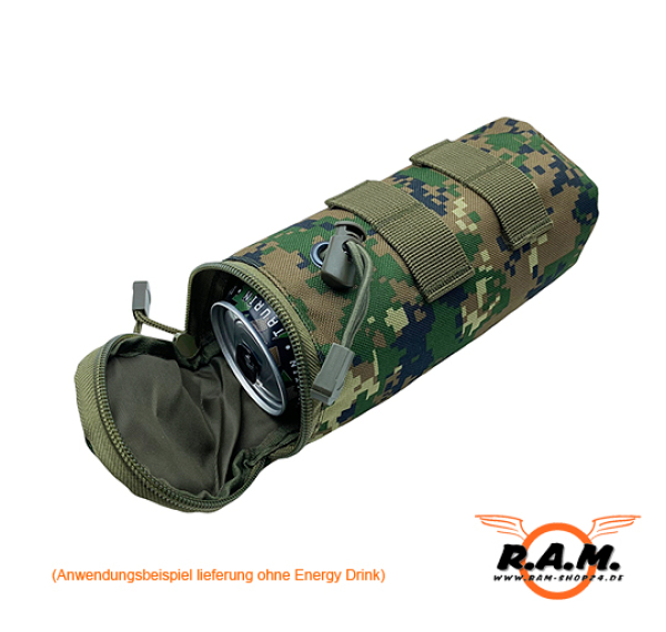 SOLIDCORE - runde, gefütterte Universal Molletasche für BB´s, Getränkedosen etc., Marpat