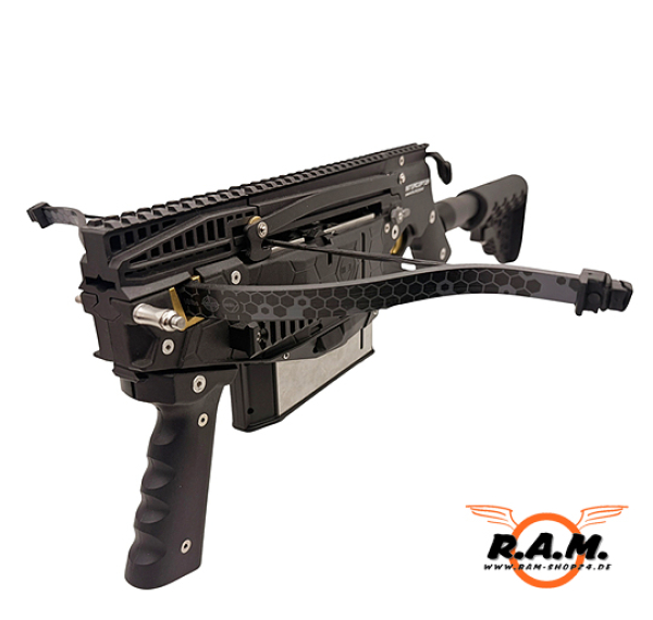 MEY Interceptor Repetierarmbrust – 60 lbs mit 18-Schuss-Wechselmagazin
