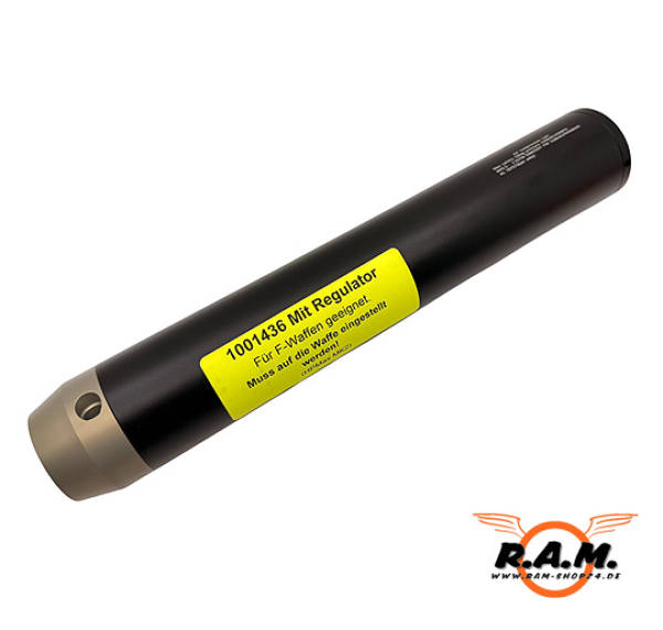 GoGun Extralufttank HPMAX Mk2 mit Regulator und Manometer – Zusatzlufttank für AEA HPMax Mk2