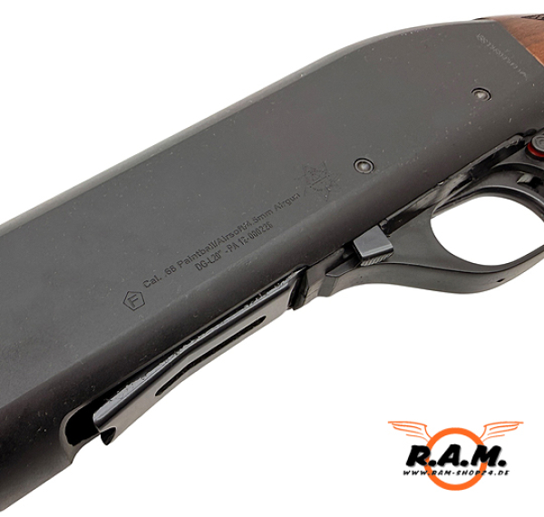 STEEL DEFENDER .68 CO2 Paintball & Heimverteidigung Classic – Pump-Action Schrotflinte 5 Schuss
