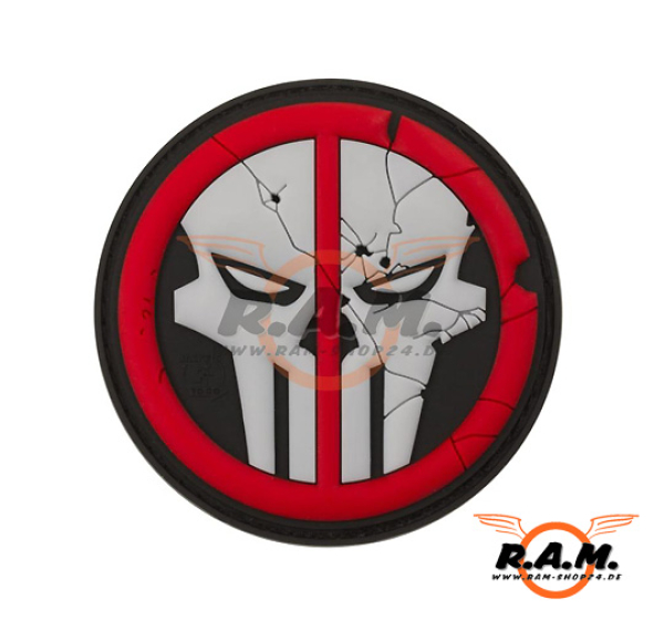 Deathpool Skull Rubber Patch