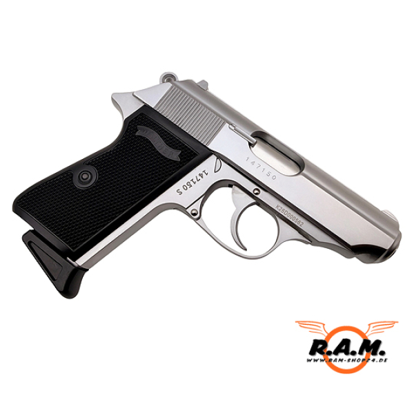 Walther PPK/S Silber GBB Airsoft Pistole 6 mm BB – Vollmetall