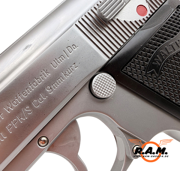 Walther PPK/S Silber GBB Airsoft Pistole 6 mm BB – Vollmetall