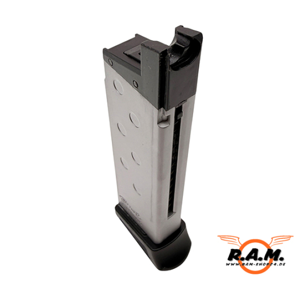 Walther PPK/S Silber GBB Airsoft Pistole 6 mm BB – Vollmetall
