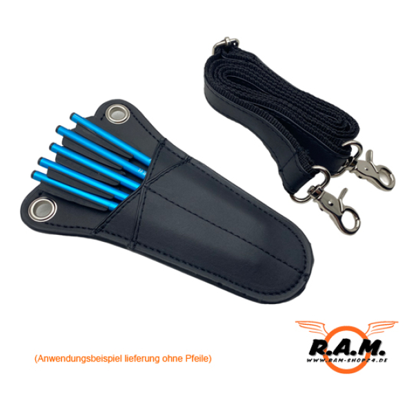 Blasrohr Pfeiltasche / Dart Köcher mit Schultergurt