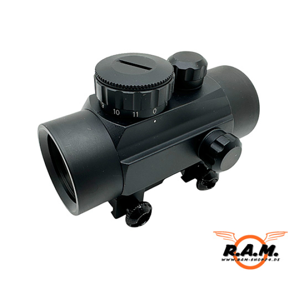 Rotpunkvisier / Red Dot , Alu eloxiert, schwarz