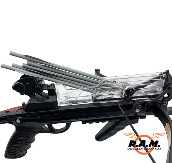 Repetier Armbrust Pistole RED BACK XR 80 LBS im Set