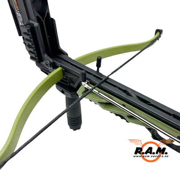 SOLIDCORE Dyneema PRO Tuning Sehne schwarz, handgemacht für Sobek & Alligator Man Kung