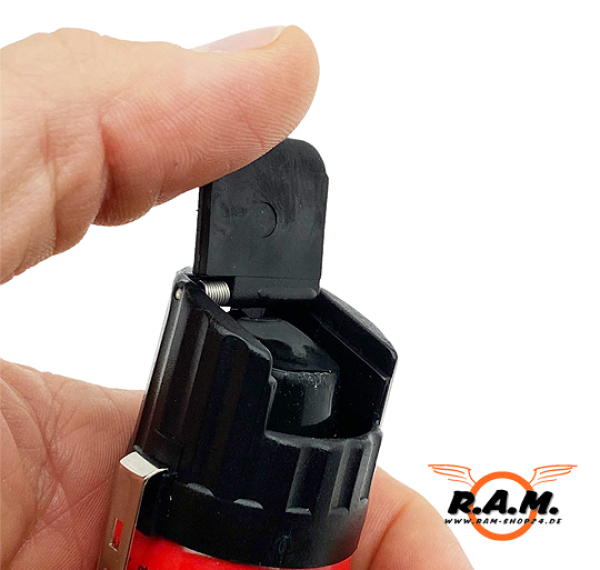 Scorpion Pfeffer 50 ml (Weitstrahl) mit Clip und Federdeckelkappe