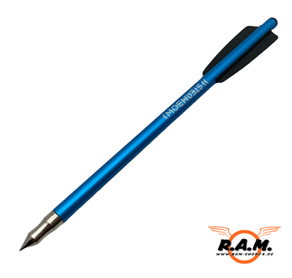 STEAMBOW Alu-Übungspfeile, 10er Pack, blau